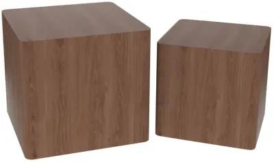 Walnut Nesting Tables Set - Living Room, Office, Bedroom