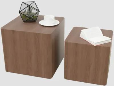 Walnut Nesting Tables Set - Living Room, Office, Bedroom