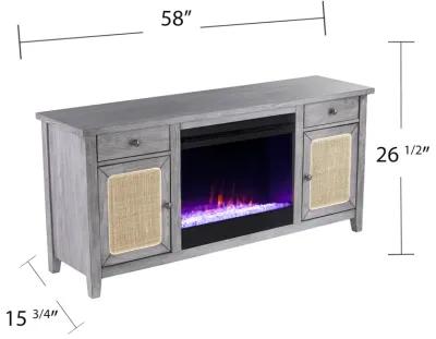 Raegan Color Changing Fireplace Console