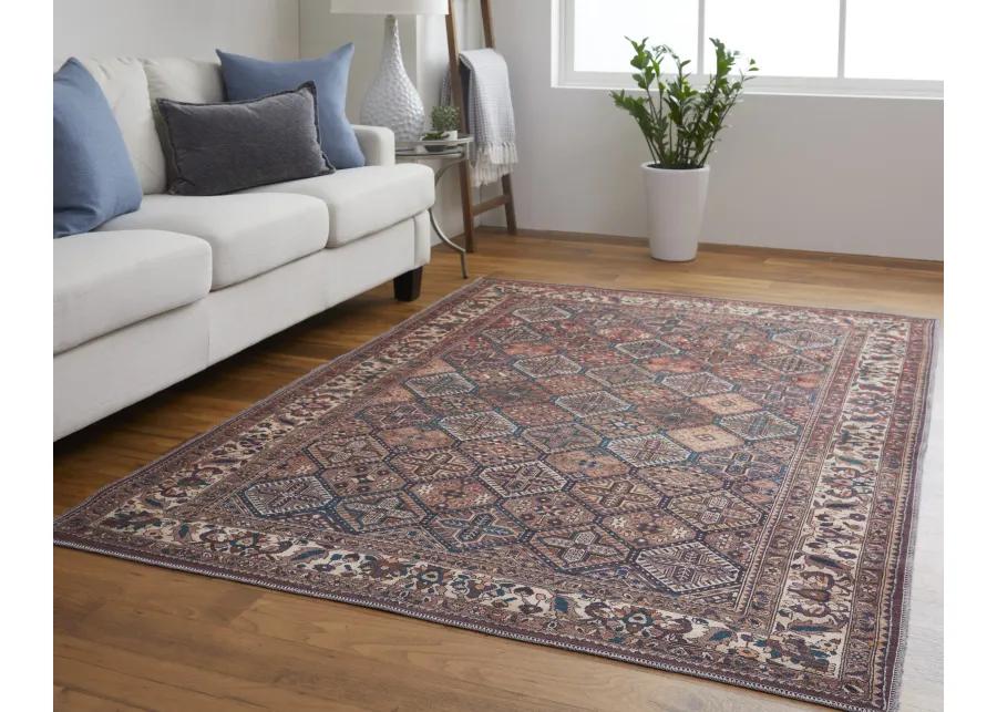 Rawlins 39HKF Brown/Red/Ivory 8'10" x 12' Rug