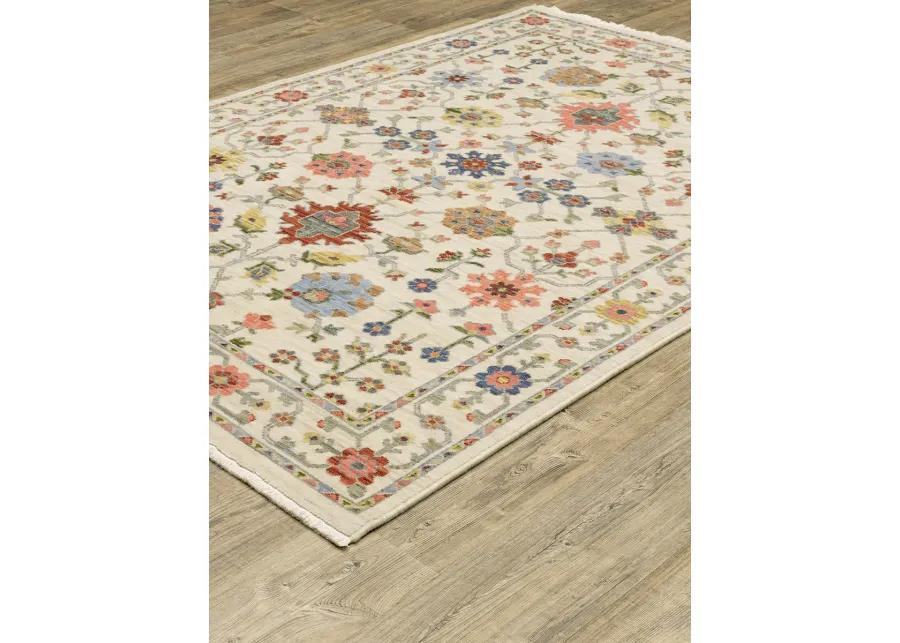 Lucca 5'3" x 7'6" Ivory Rug