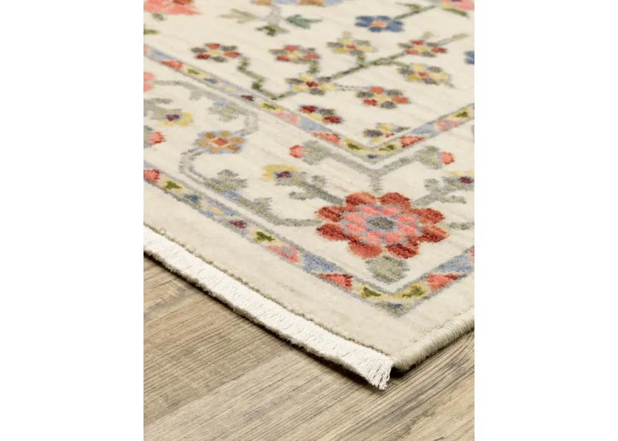 Lucca 5'3" x 7'6" Ivory Rug