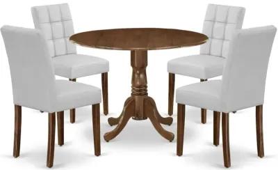 5 Piece Kitchen Dining Table Set consists A Modern Dining Table