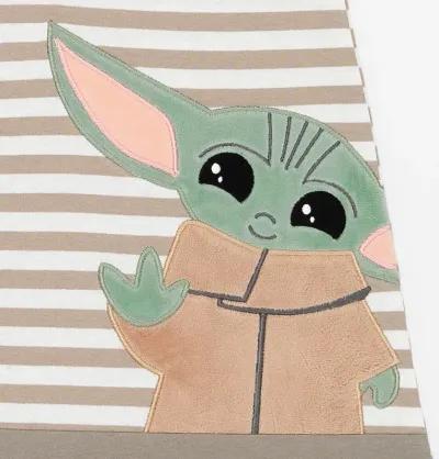 Lambs & Ivy Star Wars Mandalorian Baby Yoda Wearable Blanket/Lovey Gift Set 2pc