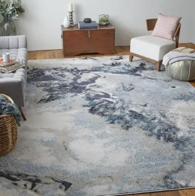 Astra 39L4F Blue/Gray/Ivory 8' x 10' Rug