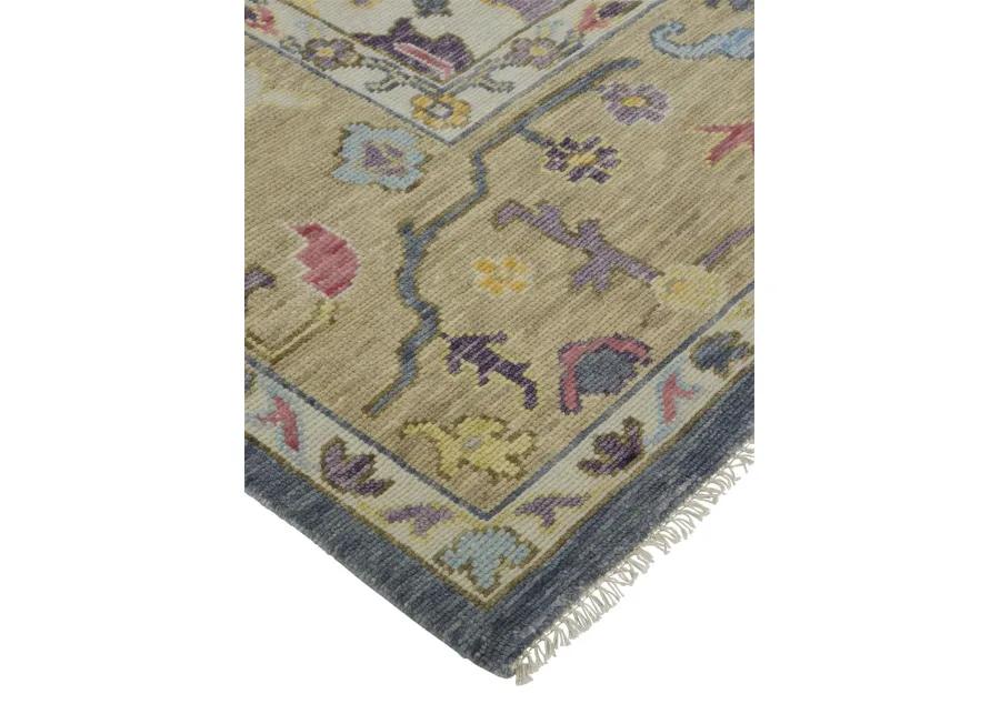 Karina 6791F Gold/Blue/Purple 2'6" x 8' Rug