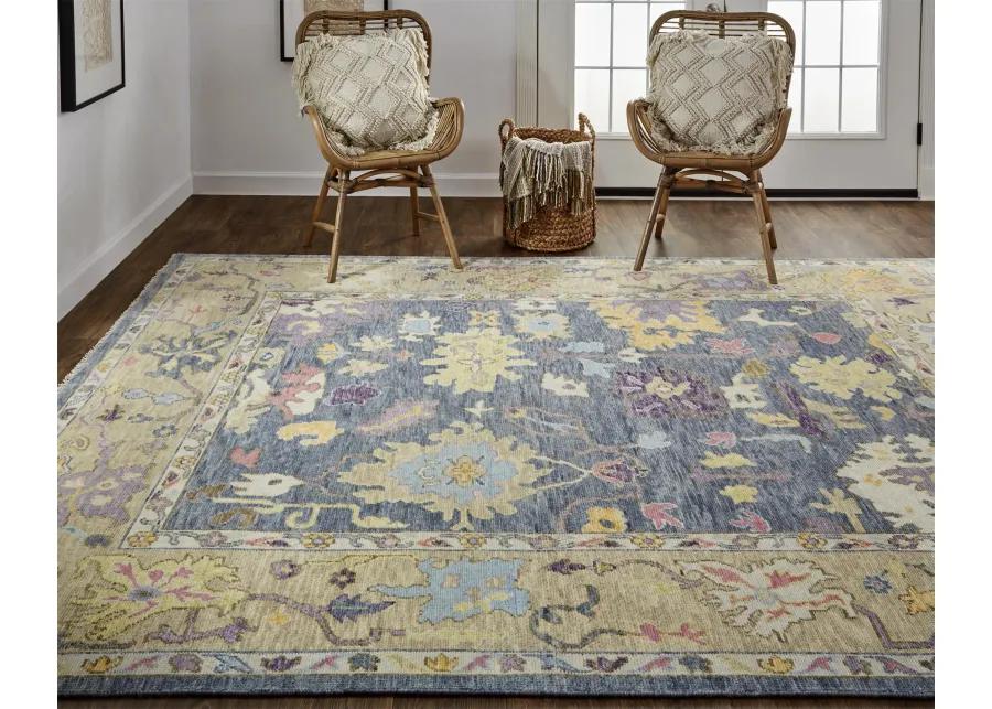 Karina 6791F Gold/Blue/Purple 2'6" x 8' Rug