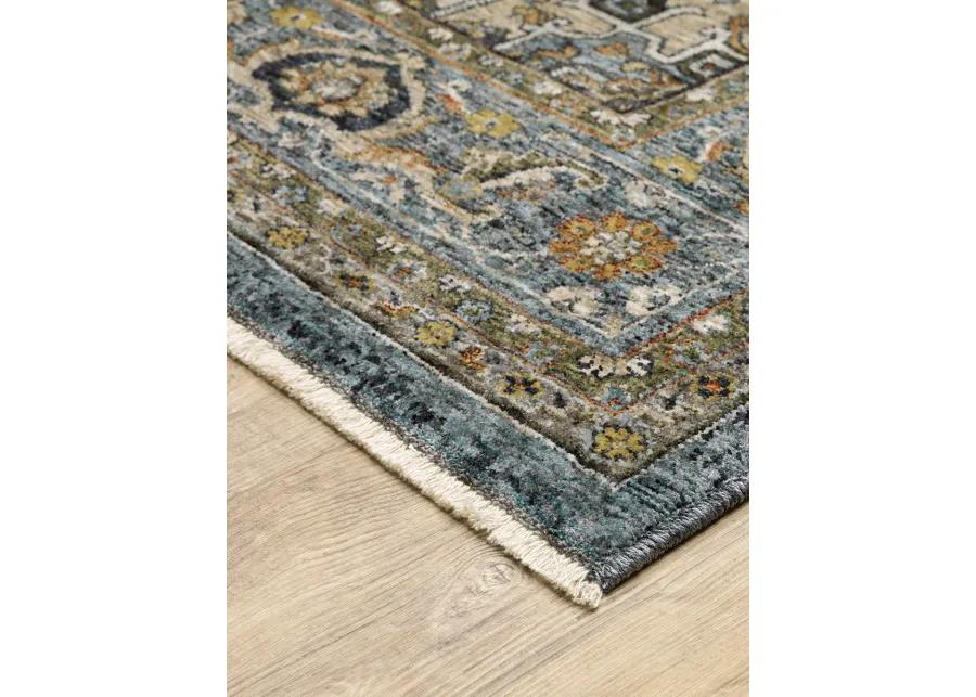 Aberdeen 9'10" x 12'10" Blue Rug