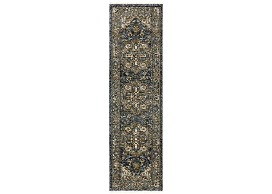 Aberdeen 9'10" x 12'10" Blue Rug