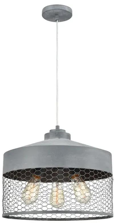 Darkhorse 16" 3-Light Chandelier