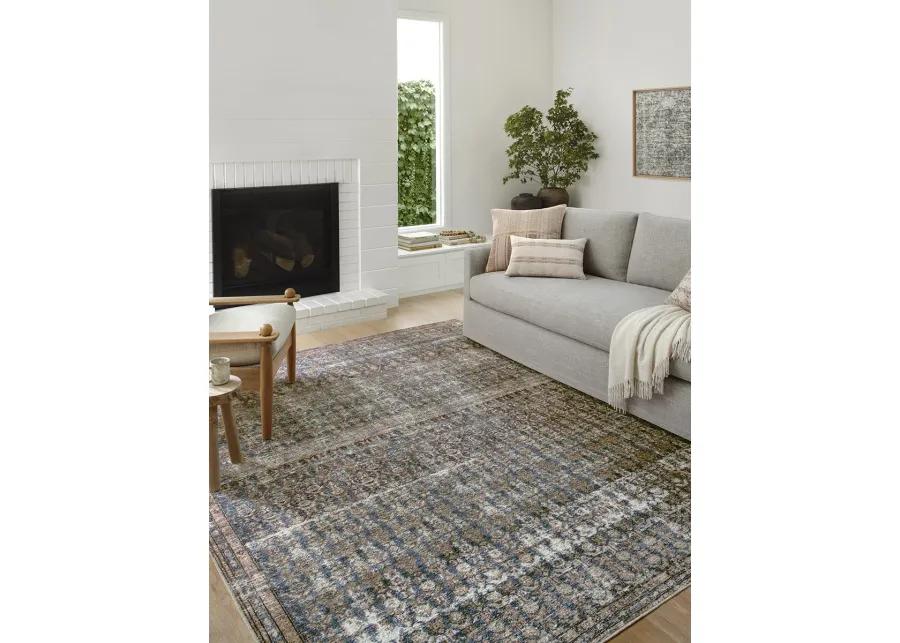 Billie BIL02 Ocean/Brick 8'6" x 11'6" Rug