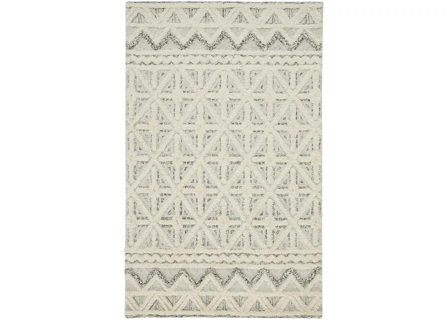 Anica 8007F Ivory/Black 9' x 12' Rug