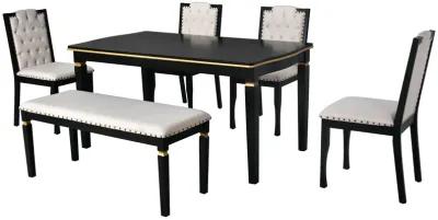 Merax 6-Piece Kitchen Dining Table Set