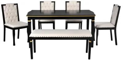 Merax 6-Piece Kitchen Dining Table Set