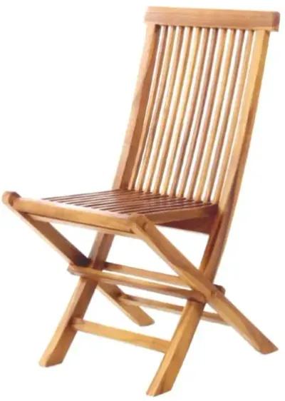 Teak Crestwood Folding Chair (set of 2 chairs)