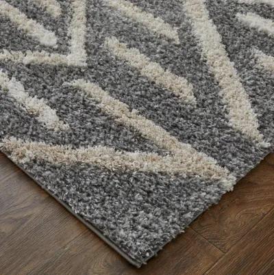 Mynka 39IBF Gray/Ivory 2' x 3' Rug