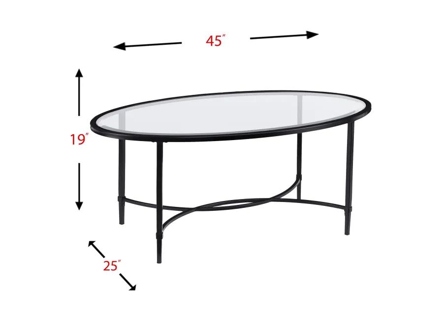 Fallon Oval Cocktail Table