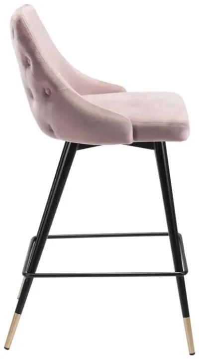 Belen Kox Piccolo Counter Chair, Pink Velvet, Belen Kox