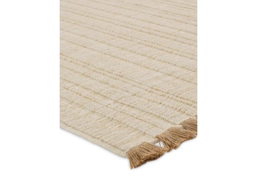 Tienne Bandera White 5' x 8' Rug