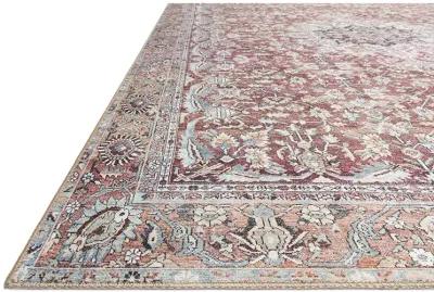 Wynter WYN05 Tomato/Teal 7'6" x 9'6" Rug