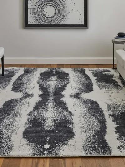 Coda 8930F 9' x 12' Black/White Rug