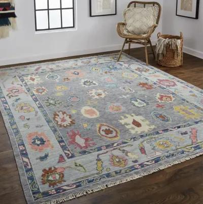 Karina 6792F Blue/Gray/Red 3'6" x 5'6" Rug