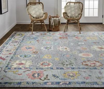 Karina 6792F Blue/Gray/Red 3'6" x 5'6" Rug