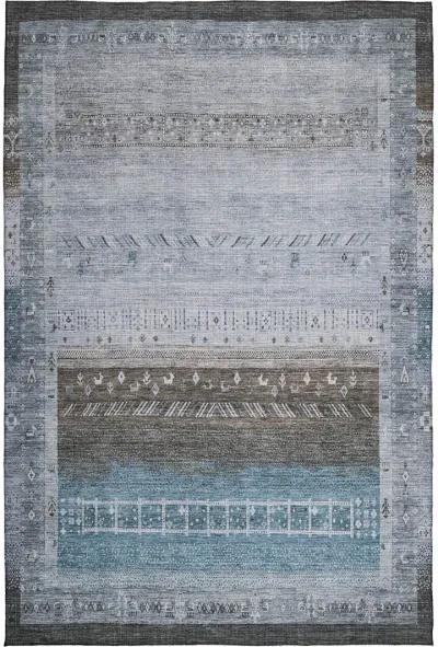 Karaj KJ7 Blue 2'3" x 7'6" Rug