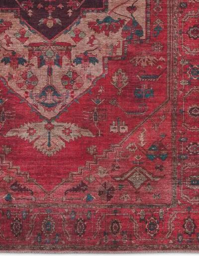 Vindage Monroe Red 3' x 8' Runner Rug