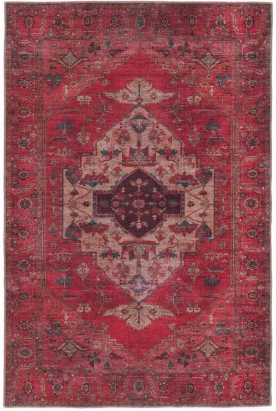 Vindage Monroe Red 3' x 8' Runner Rug