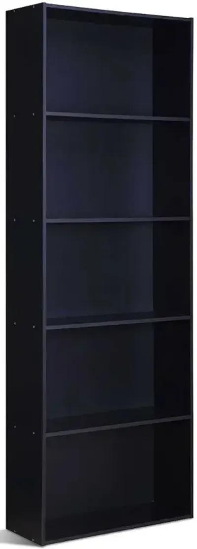 Hivvago Modern 5-Tier Bookcase Storage Shelf