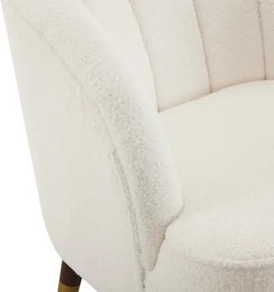 Merax Velvet Barrel Accent Chair