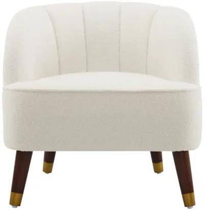 Merax Velvet Barrel Accent Chair