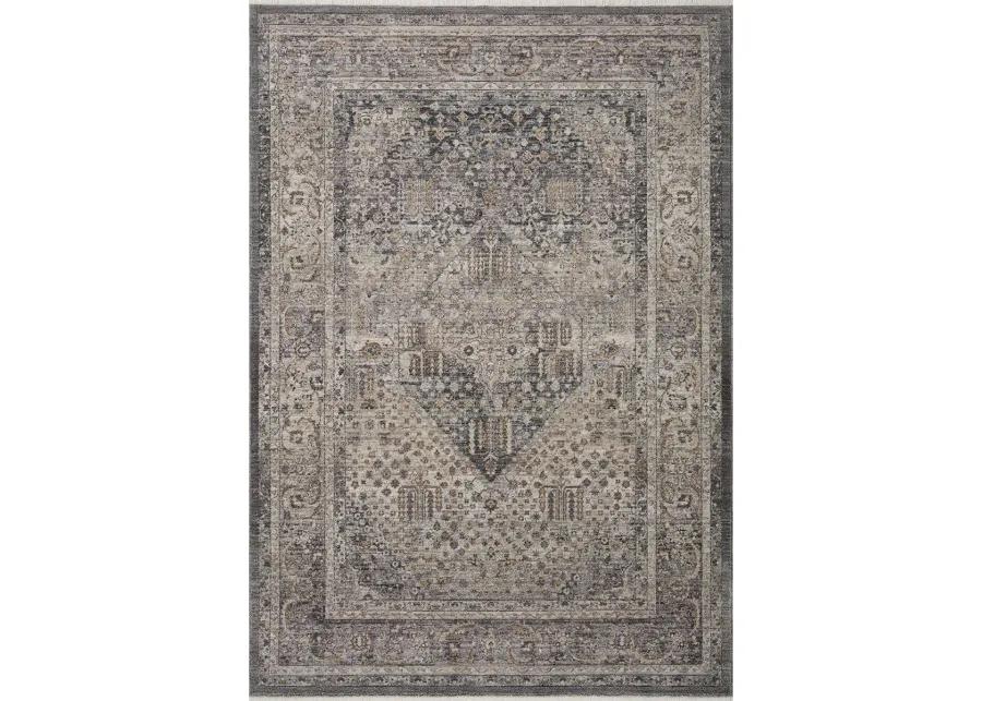 Lyra LYR02 Denim/Pebble 5'3" x 7'9" Rug