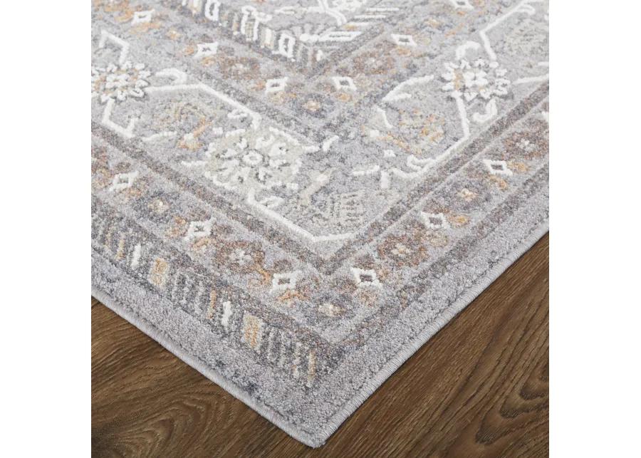 Francisco 39GBF Gray/Orange/Ivory 10' x 13' Rug