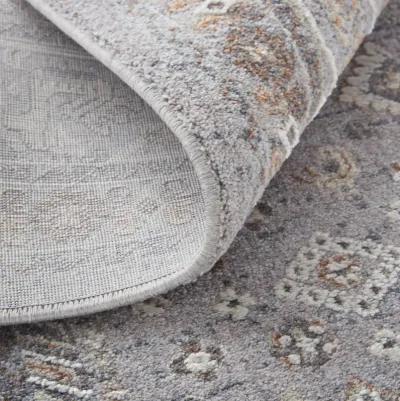 Francisco 39GBF Gray/Orange/Ivory 10' x 13' Rug