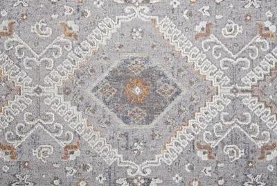 Francisco 39GBF Gray/Orange/Ivory 10' x 13' Rug