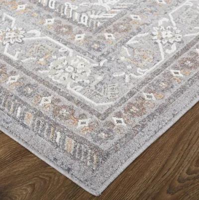 Francisco 39GBF Gray/Orange/Ivory 10' x 13' Rug