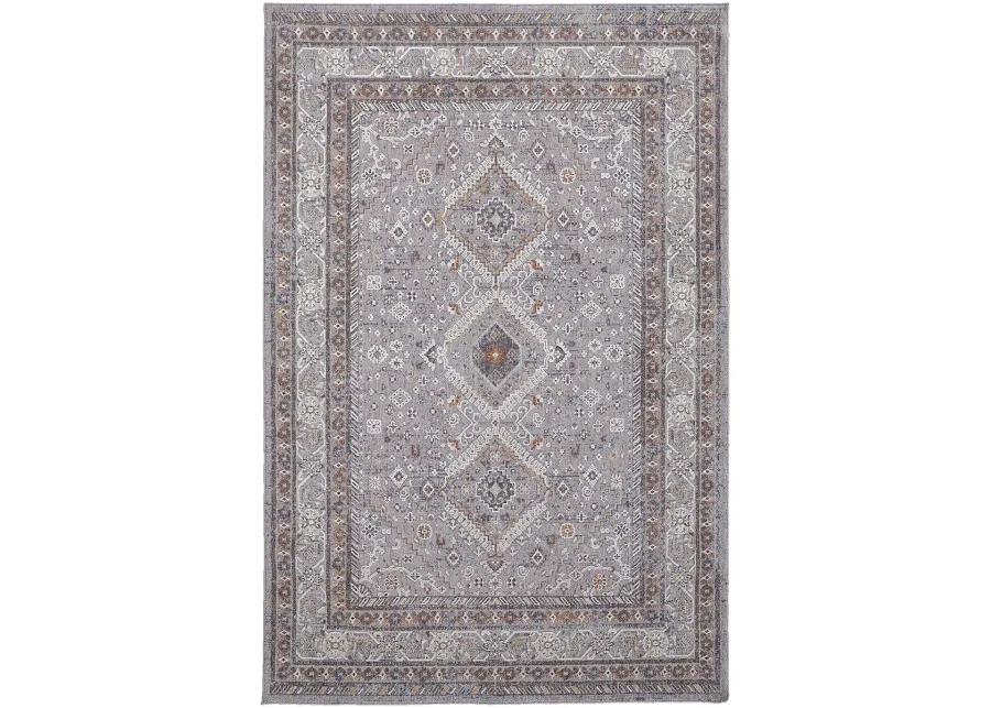 Francisco 39GBF Gray/Orange/Ivory 10' x 13' Rug