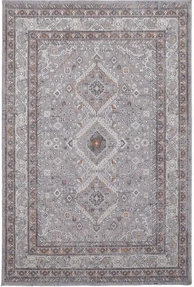 Francisco 39GBF Gray/Orange/Ivory 10' x 13' Rug