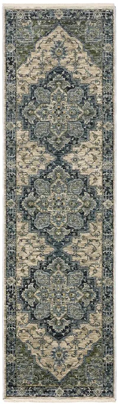 Aberdeen 9'10" x 12'10" Blue Rug