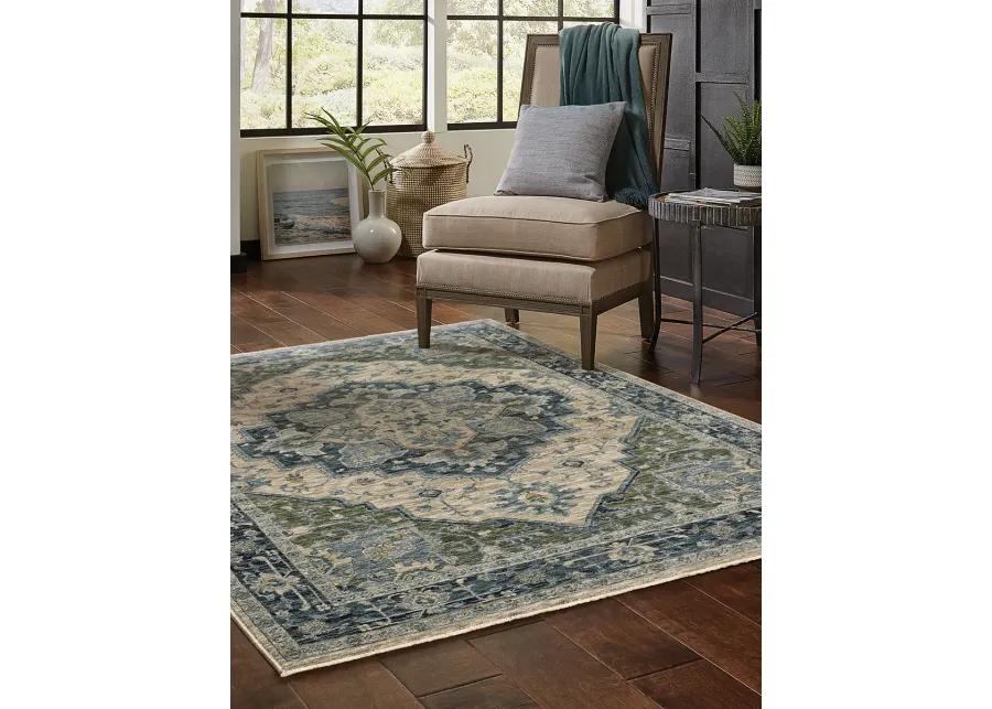 Aberdeen 9'10" x 12'10" Blue Rug