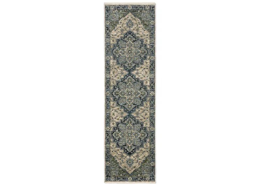 Aberdeen 9'10" x 12'10" Blue Rug