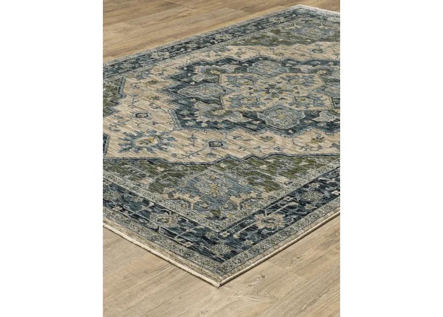 Aberdeen 9'10" x 12'10" Blue Rug