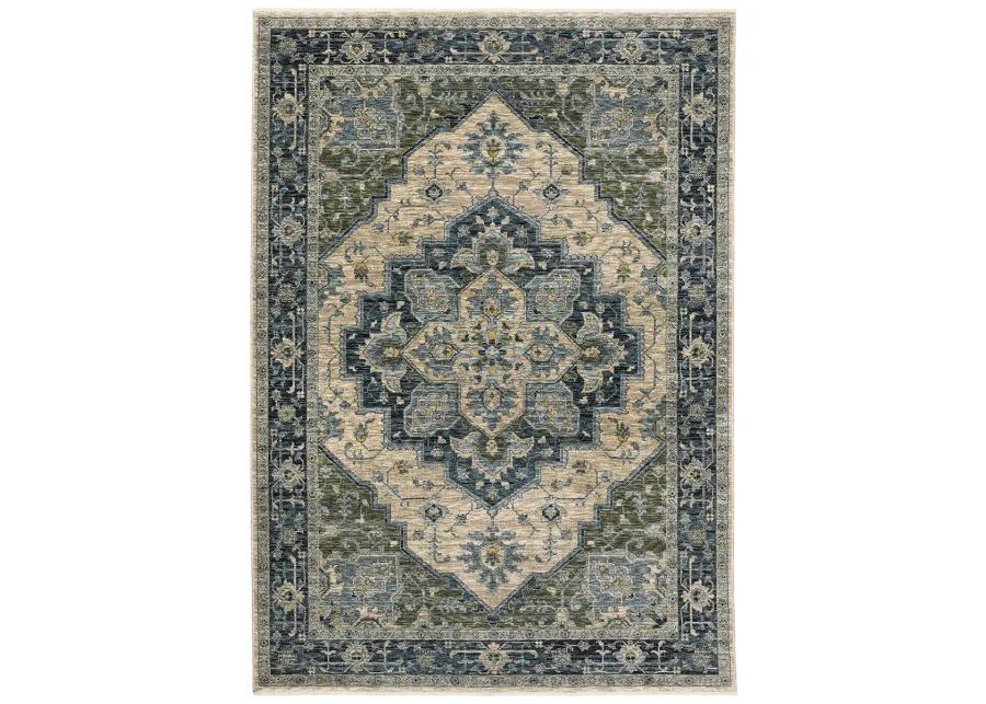 Aberdeen 9'10" x 12'10" Blue Rug