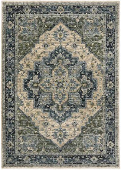 Aberdeen 9'10" x 12'10" Blue Rug