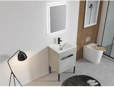 24" Bathroom Vanity, Freestanding or Floating Optional