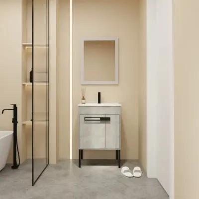 24" Bathroom Vanity, Freestanding or Floating Optional