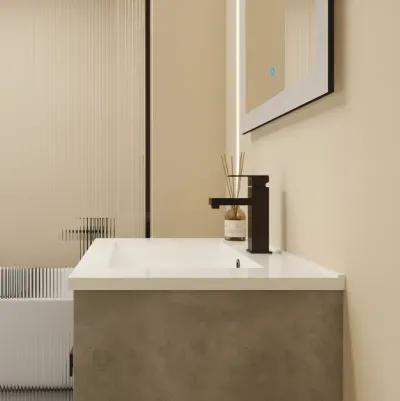 24" Bathroom Vanity, Freestanding or Floating Optional