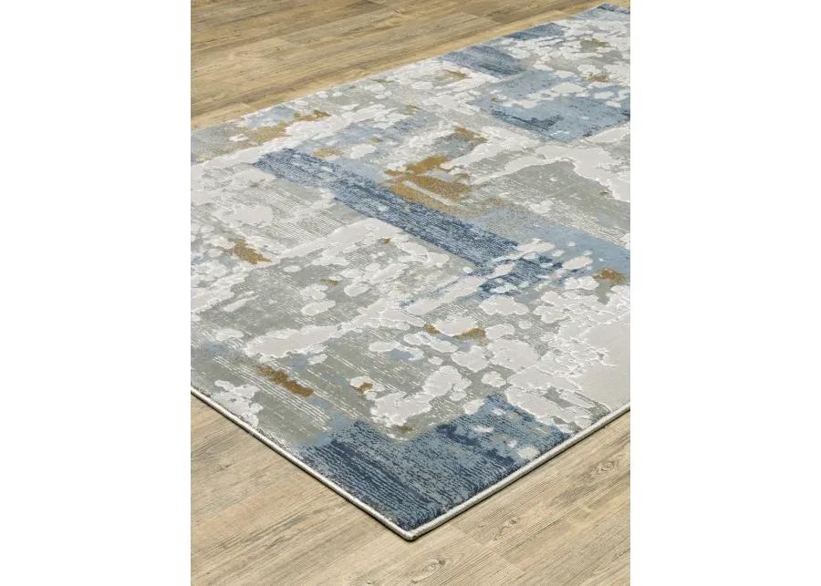 Easton 6'7" x 9'6" Grey Rug